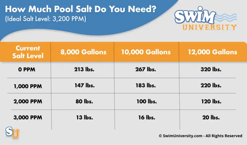 How Much Salt to Add to the Pool