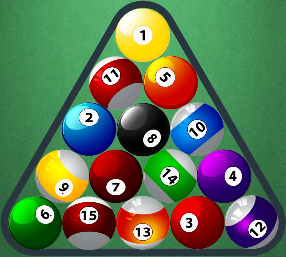 How to Arrange Pool Balls