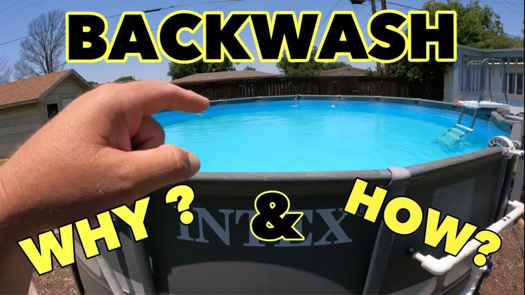 How to Backwash a above Ground Pool