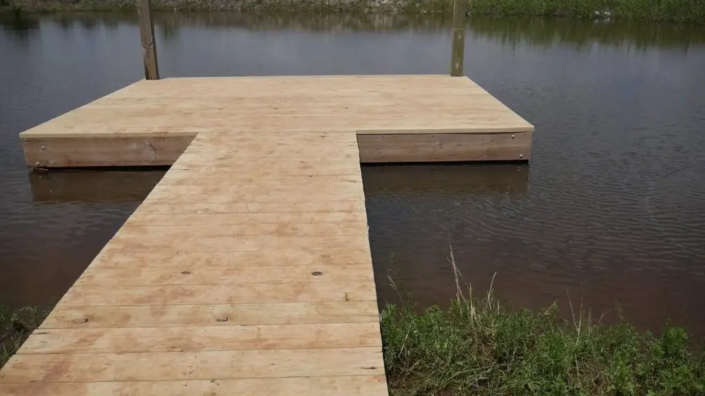 How to Build a Dock in a Pond