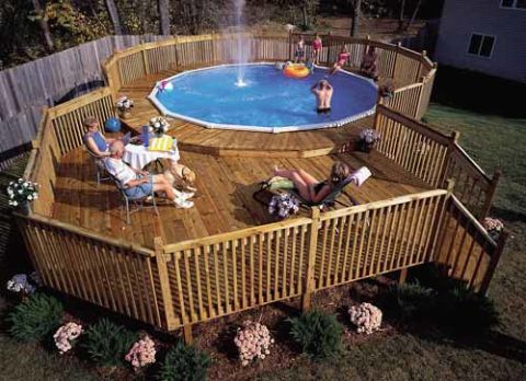 How to Build a Pool Deck above Ground