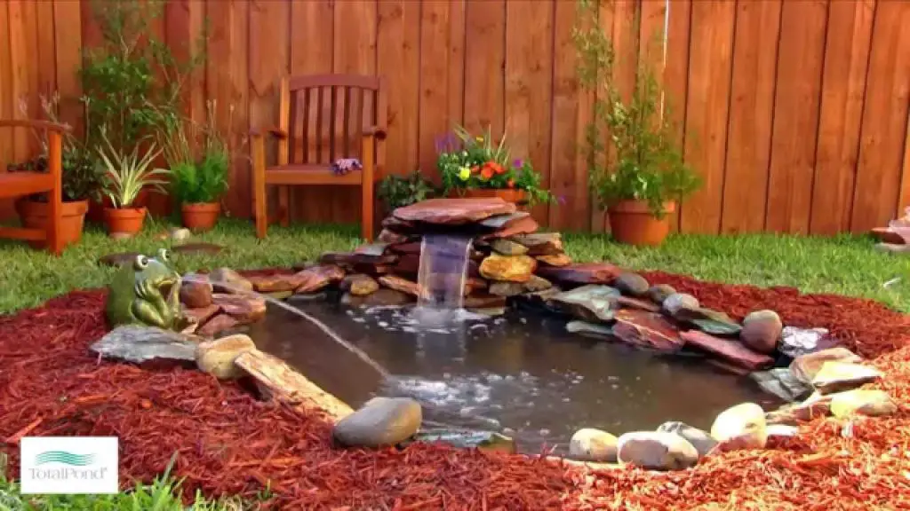 How to Build a Waterfall for a Small Pond