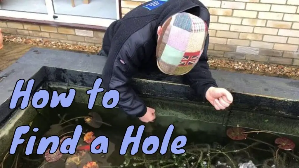 How to Find a Hole in a Pond Liner