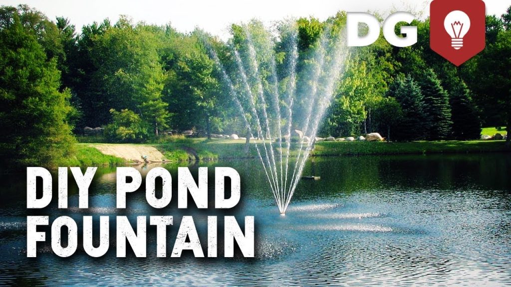 How to Make a Pond Fountain With a Sump Pump