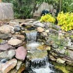 How to Build a Rock Waterfall for a Pond