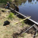 How to Build a Seawall on a Pond