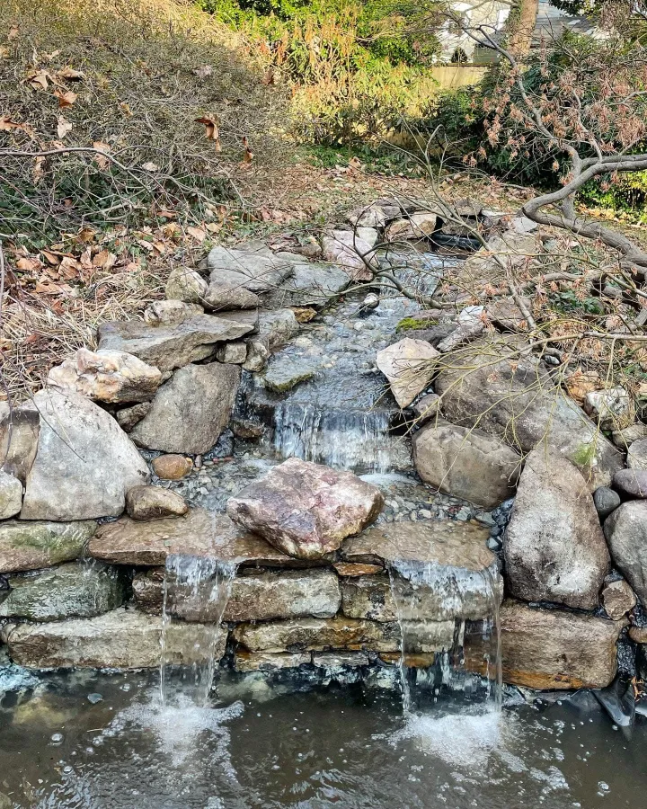 How to Build a Small Pond Waterfall With Rocks