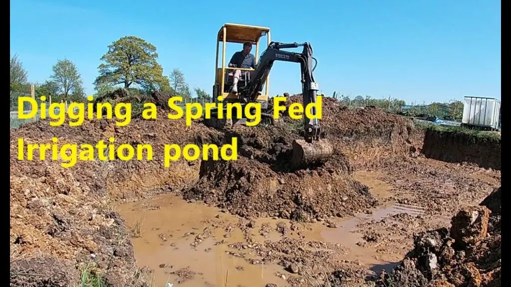 How to Build a Spring Fed Pond