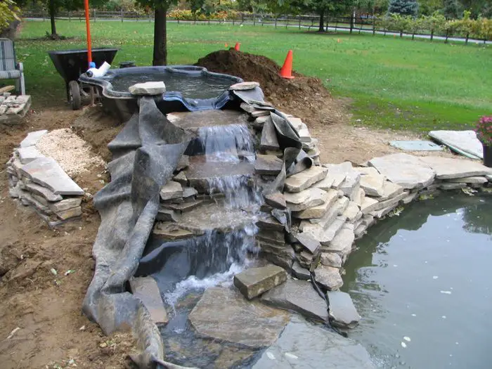 How to Build a Waterfall for Koi Pond