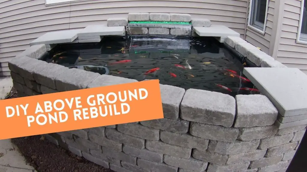 How to Build an above Ground Pond With Blocks