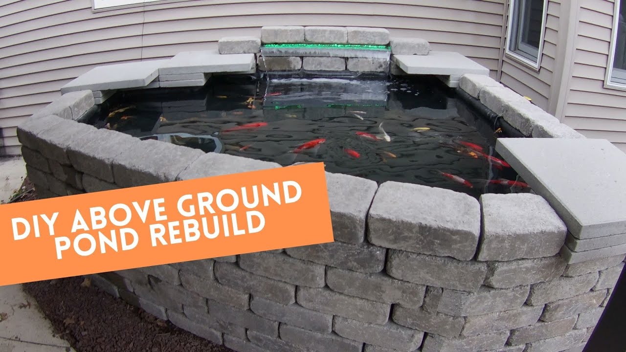 How To Build An Above Ground Pond With Blocks Easy Guide