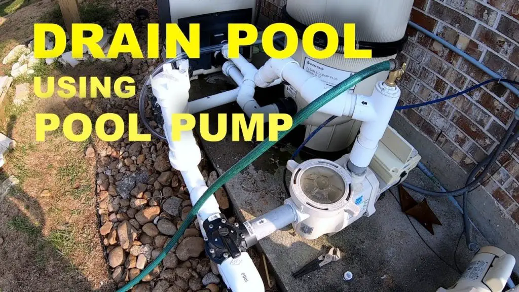 How to Drain a Pool Using the Pool Pump