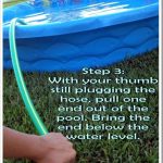 How to Drain Pool With Hose