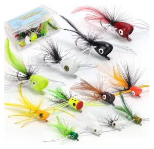 Ansnbo Fly Fishing Poppers Flies