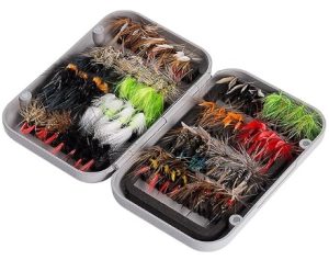 BASSDASH Fly Fishing Assorted Flies Kit