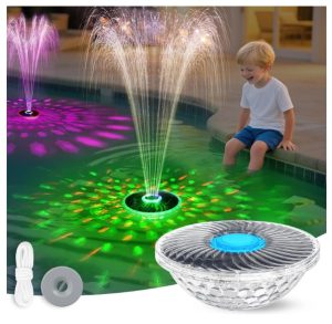 HaiNova Solar Powered Floating Fountain