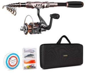 PLUSINNO Backpacking Fishing Rod & Reel