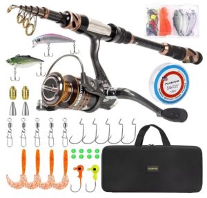 PLUSINNO Fishing Rod and Reel Combos