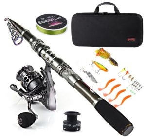 Sougayilang Fishing Rod Reel Combo