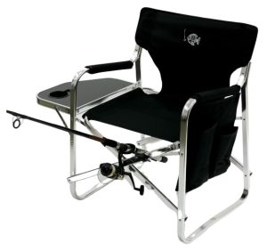 Tuscany Pro Oasis Premium Fishing Chair with Rod Holder