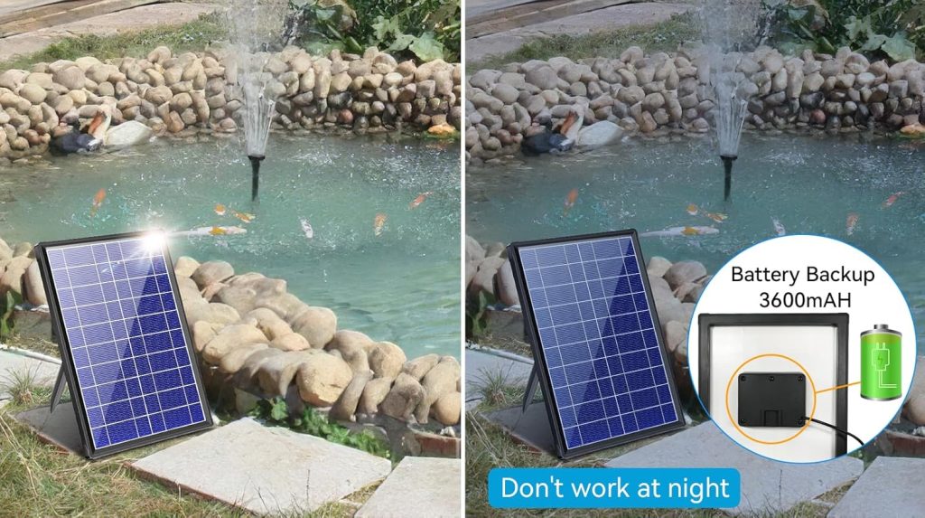 5 Best Solar Fountain Pump with Battery Backup – Reliable Garden Water Features