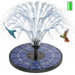 5 Best Solar Bird Bath Fountain with Battery Backup – Long Runtime Picks