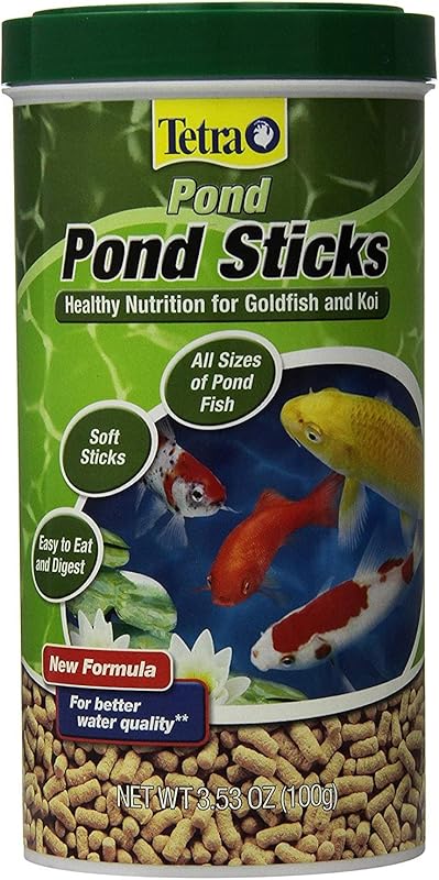 TetraPond Pond Sticks Soft Floating Food for Koi Goldfish Easy Digesti