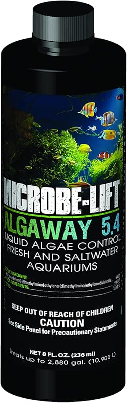 MICROBE-LIFT Algaway 5.4 Algae Remover for Aquariums, Safe for Fish Pl