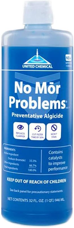United Chemical No Mor Problems Algaecide Effective Pool Algae Control
