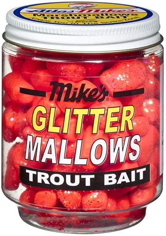 Glitter Mallows Sparkling Fishing Bait for Trout Steelhead Salmon - Hi