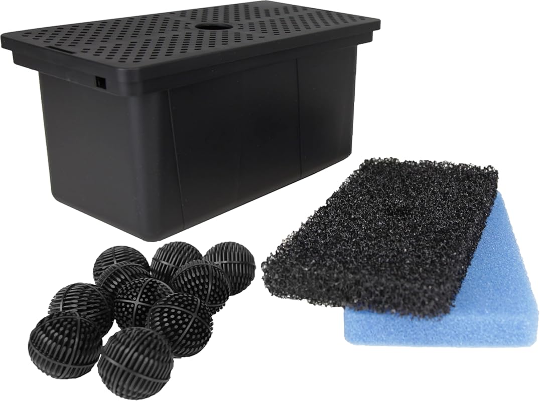 TotalPond Universal Pump Filter Box for Crystal Clear Pond Water, Fits