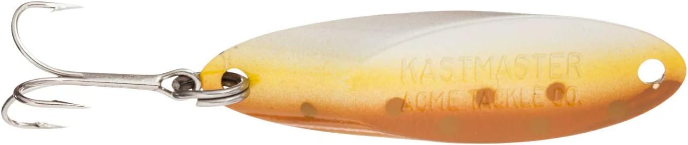 Acme Kastmaster Hammered Gold 1 Oz Fishing Lure - Premium Spinner for