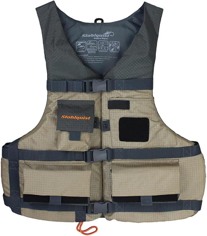 Stohlquist Fisherman Lifejacket PFD for Fishing Kayaking Boating Multi