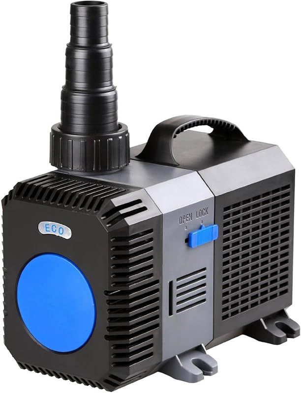 TRUPOW 4226GPH Submersible Inline Pond Filter Pump for Gardens, Aquari