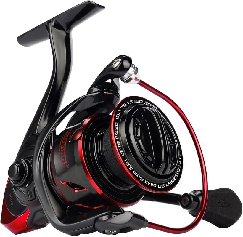 KastKing Sharky Spinning Reel: 5.2:1/6.2:1 Gears, 33-39.5LB Carbon Dra