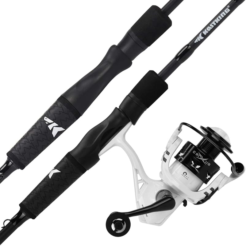 KastKing Crixus Spinning Baitcaster Fishing Rod Reel Combo IM6 Graphit