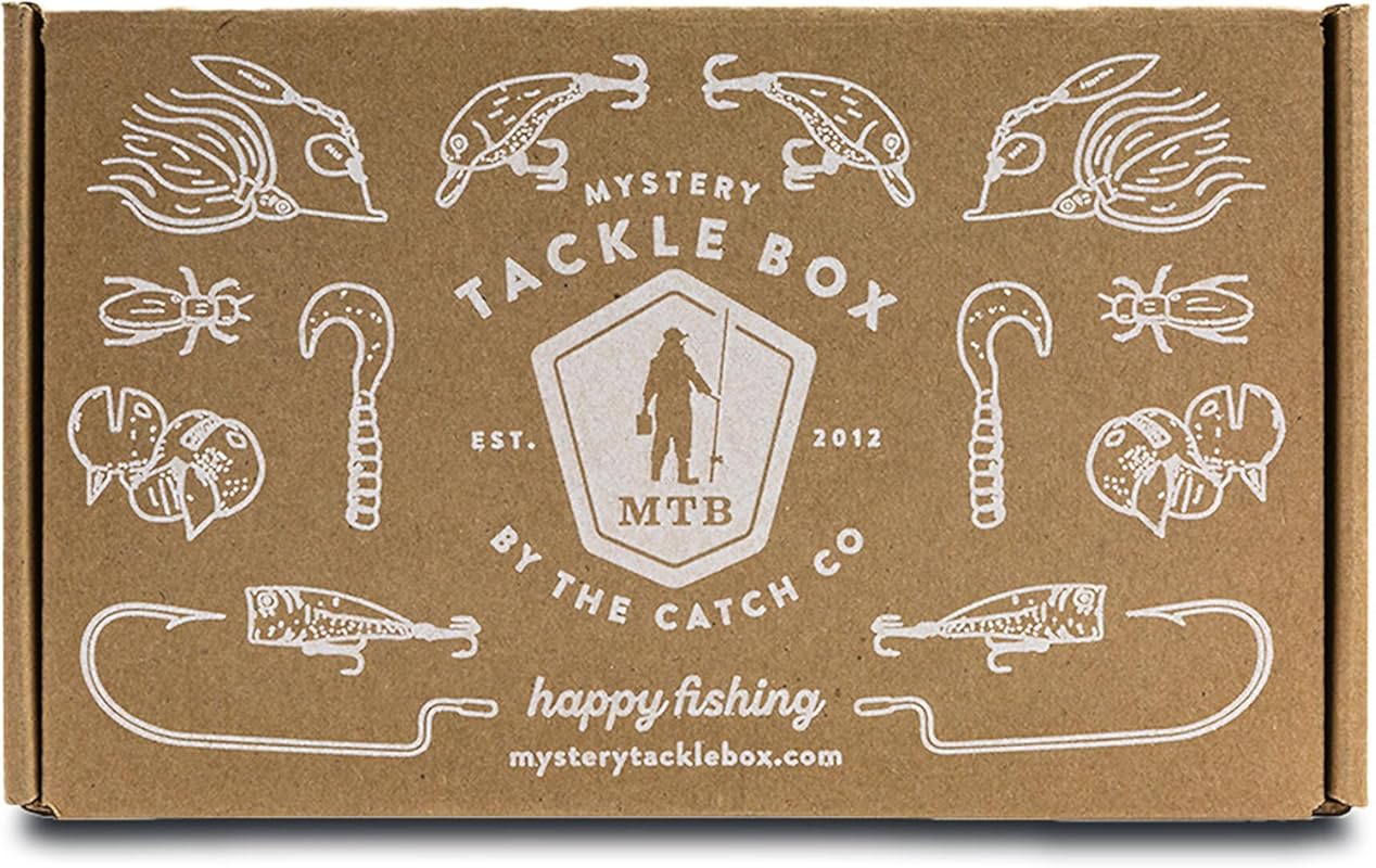 Catch Co Mystery Tackle Box Freshwater Bass Lures Kit for Largemouth S