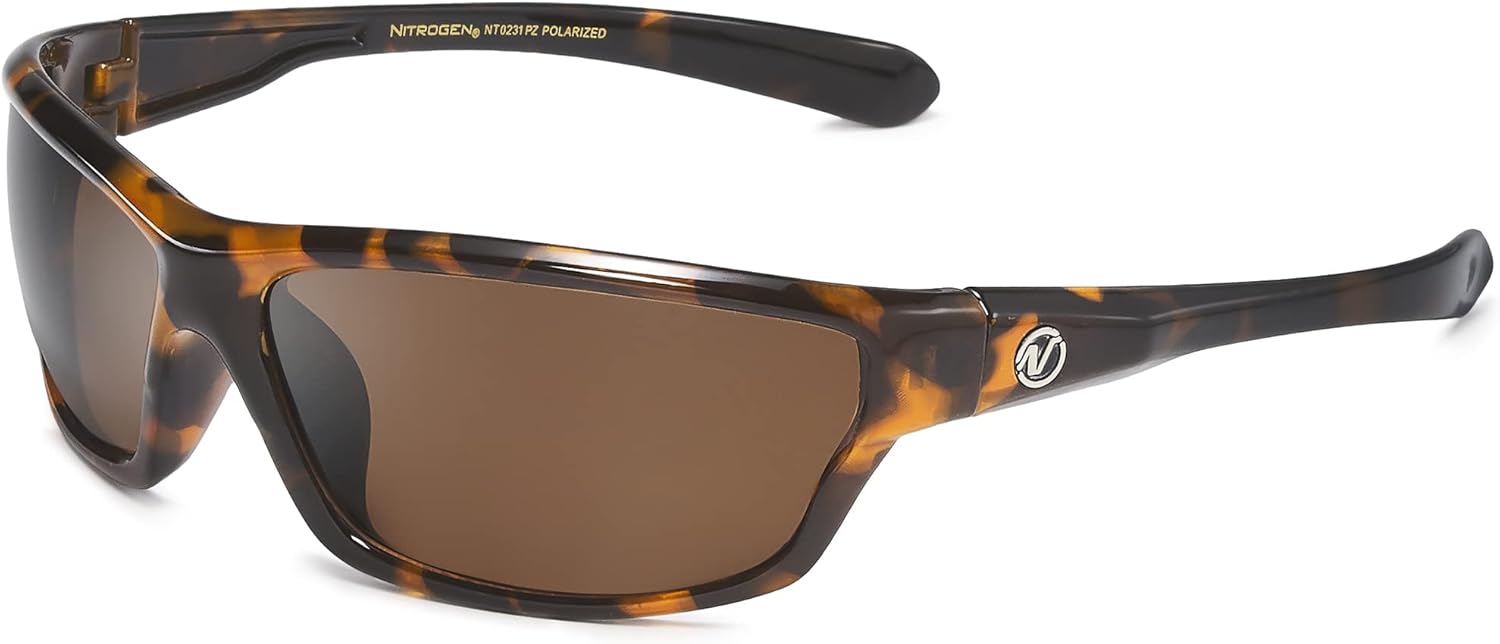 Nitrogen Polarized Wrap Around Sport Sunglasses for Men Women UV400 Dr