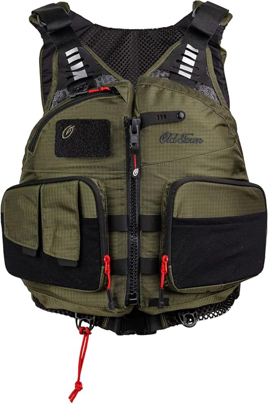 Old Town Lure Angler II Men's PFD Life Jacket for Kayaking Fishing - C
