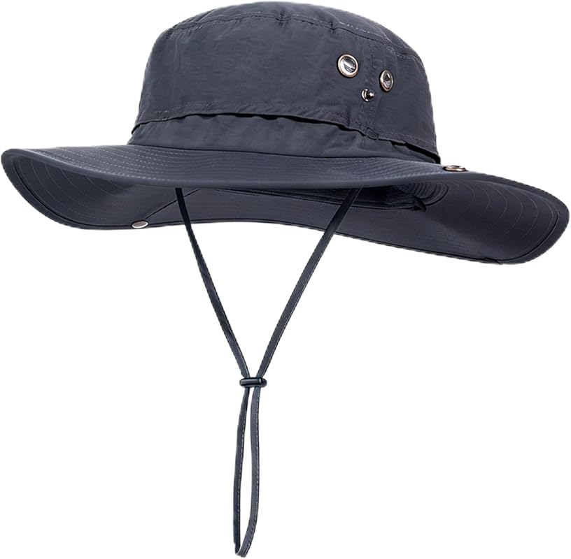 Plus Size XL XXL Men's Bucket Boonie Sun Hats UPF50+ Waterproof Wide B