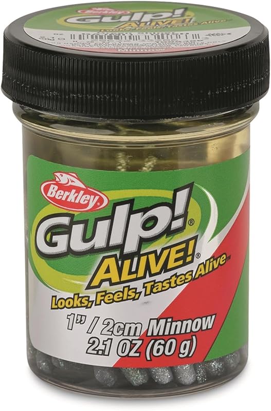 Berkley Gulp! Alive! Realistic Minnow Soft Baits for Lifelike Freshwat