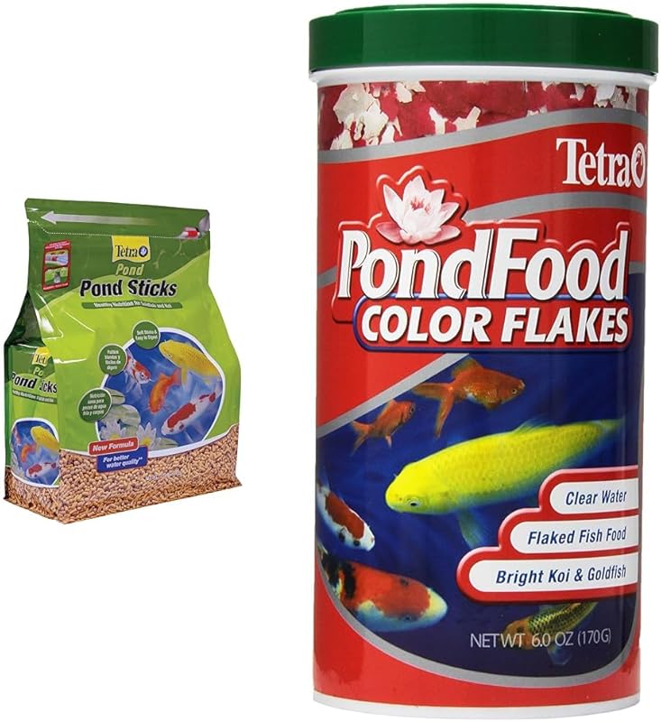TetraPond Pond Sticks Goldfish Koi Food 1.72 Pounds and Color Enhancin