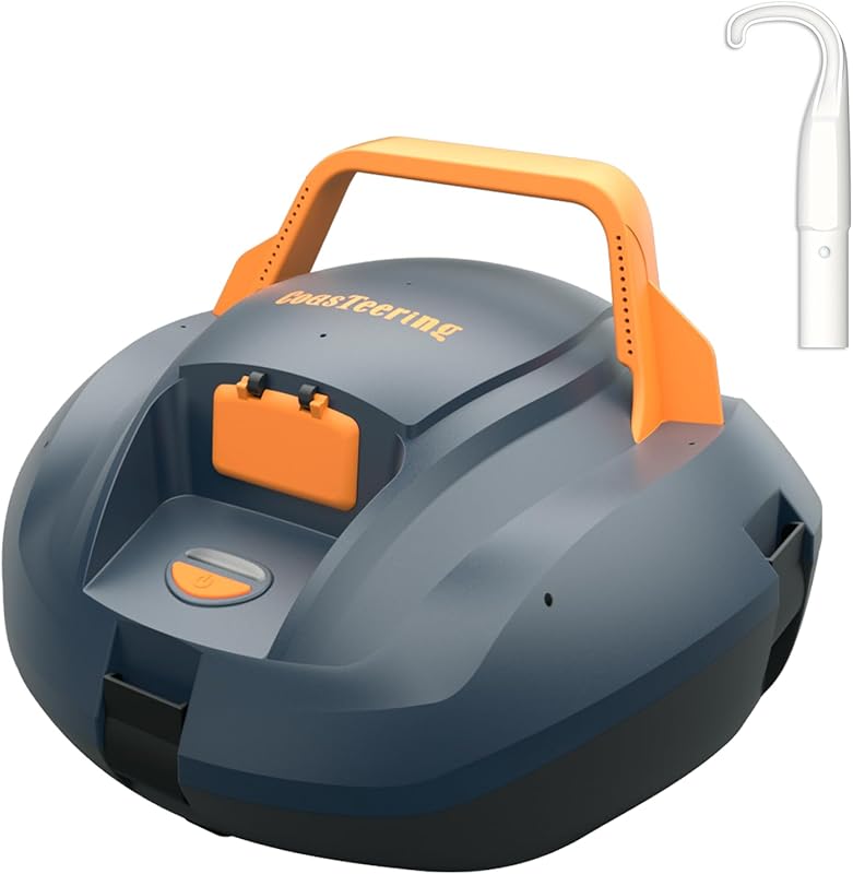 Cordless Robotic Pool Vacuum with 100 Min Runtime, Fast Charging, Powe