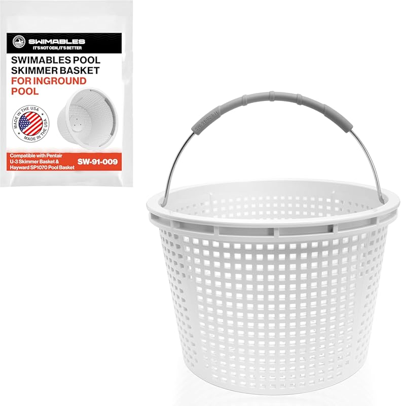 Swimables Pool Skimmer Basket Compatible Pentair U-3 Hayward SP1070 - 
