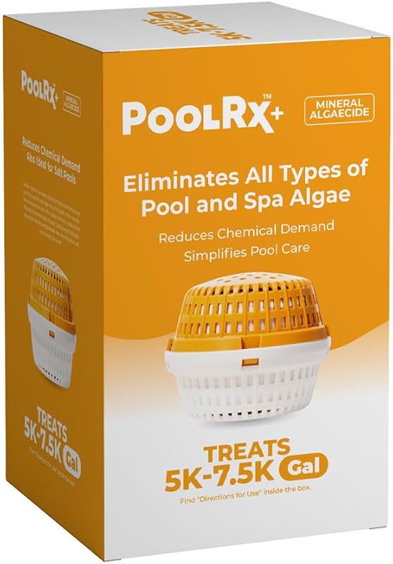 PoolRx+ Mineral Algaecide Unit 6 Month Control for 5k-7.5k Gallon Pool