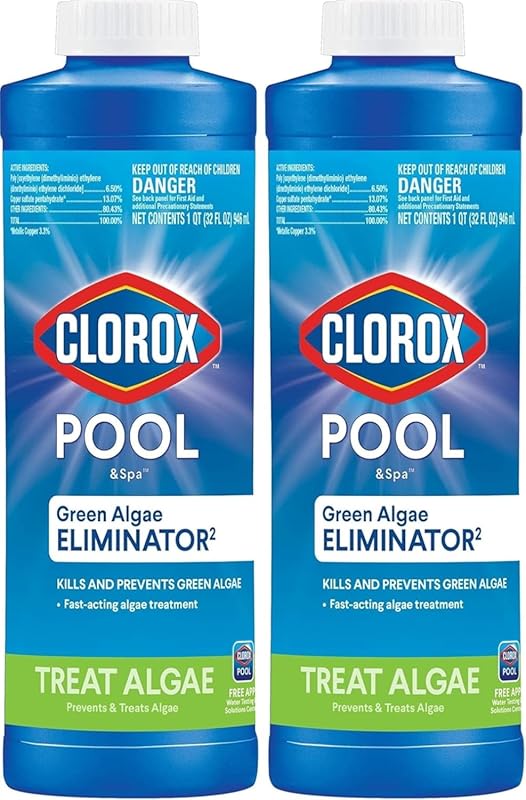 Clorox Pool&Spa Algaecide Prevents Treats Swimming Pool Algae Non-Foam