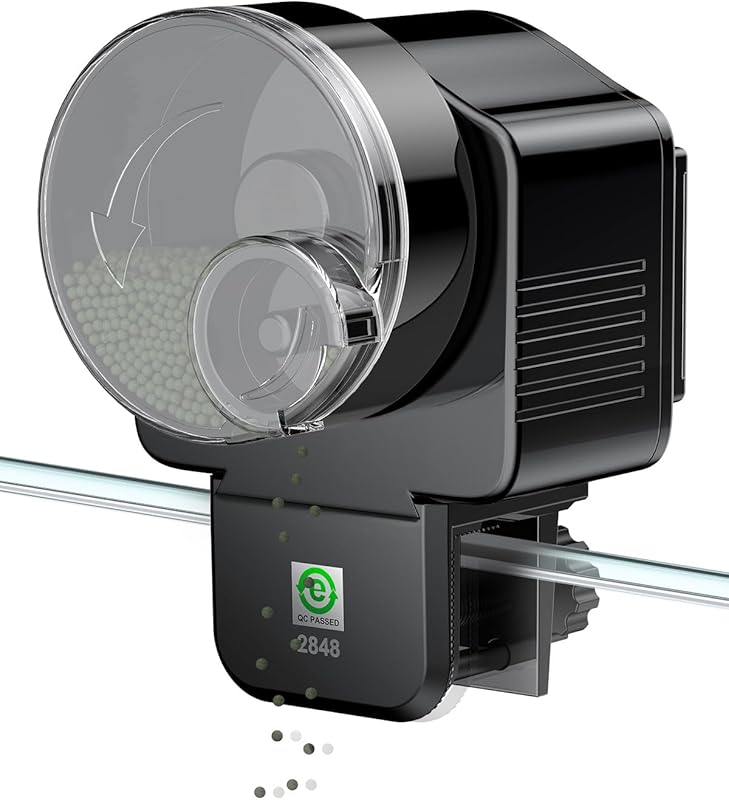 Pawfly 60ml Automatic Fish Feeder for Aquarium with Adjustable Timer f