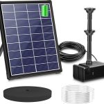 best solar powered fountain pumps with battery backup