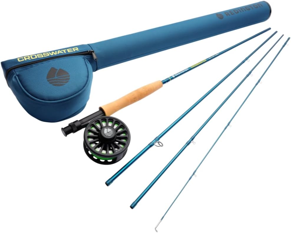 Redington Crosswater 4-Piece Fly Rod Outfit with Reel, Rio Line & Zipp