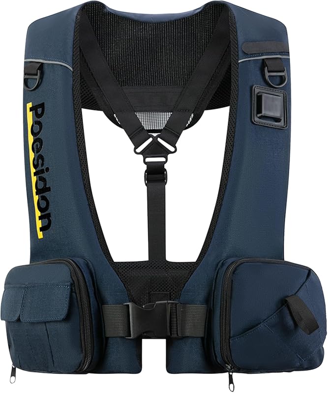 Adjustable Lightweight Breathable Unisex Life Jacket Dual Pockets for 